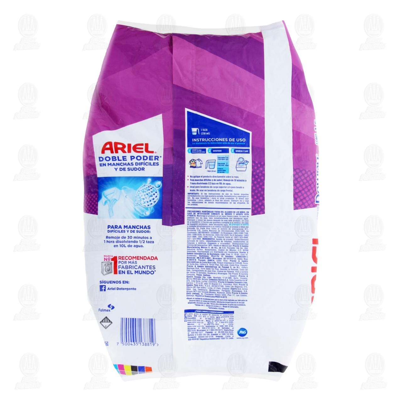 Detergente en Polvo Ariel con un Toque de Downy, 1.5 kg. image number 1