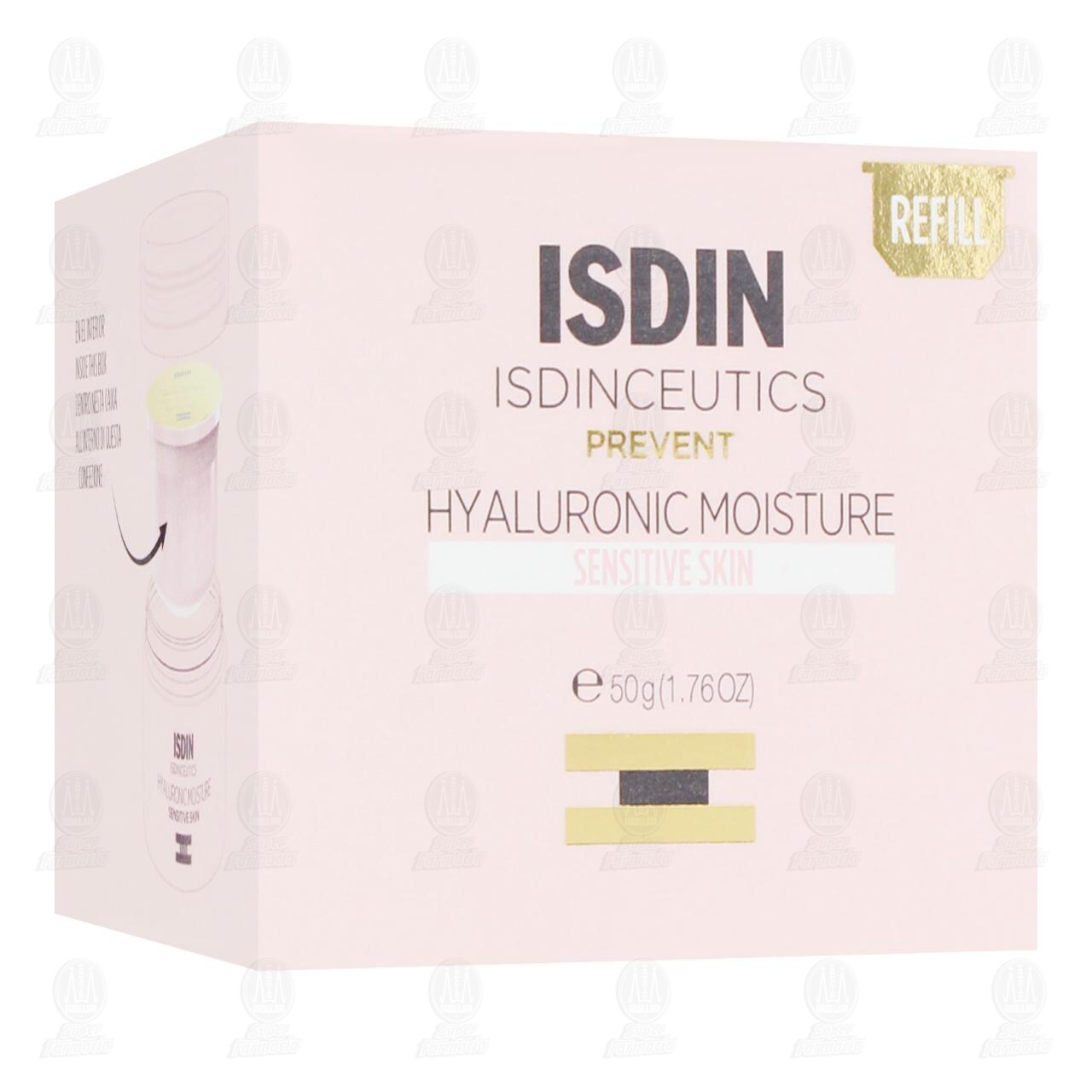 Isdin Isdinceutics Prevent Hyaluronic Moisture Cream Sensitive Skin Refill, 50 gr.