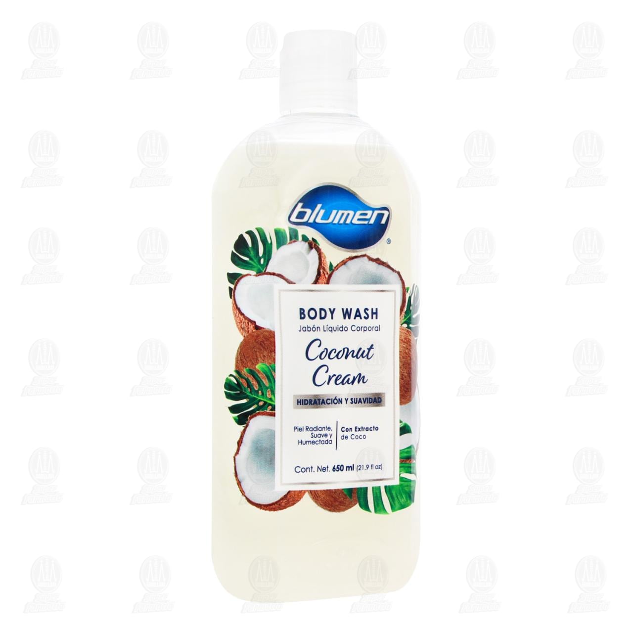 Imagen para Jabón Líquido Corporal Blumen Coconat Cream Hidratación y Suavidad, 650 ml.