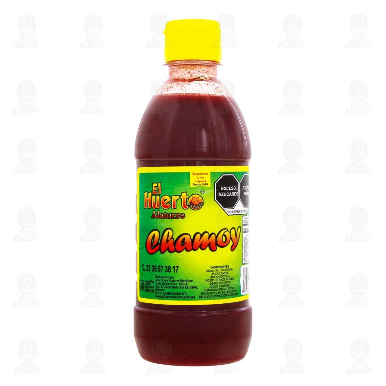 Chamoy el Huerto, 355 ml. image number 1
