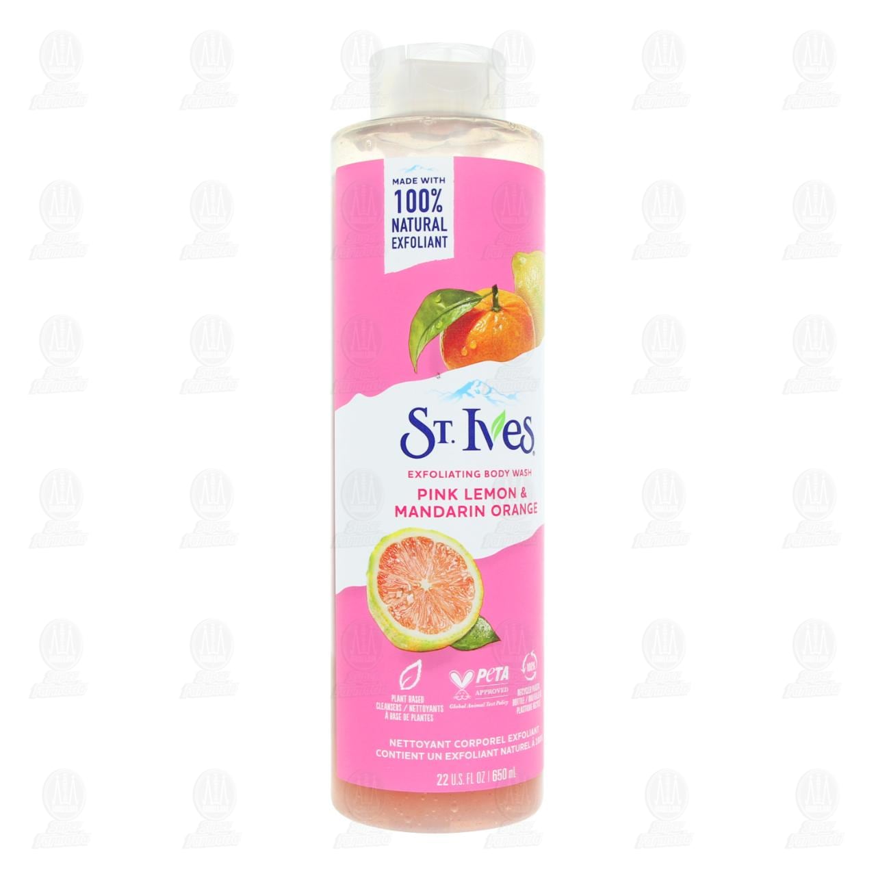 Imagen para Gel de Baño Corporal St. Ives Pink Lemon & Mandarin Orange, 650 ml.