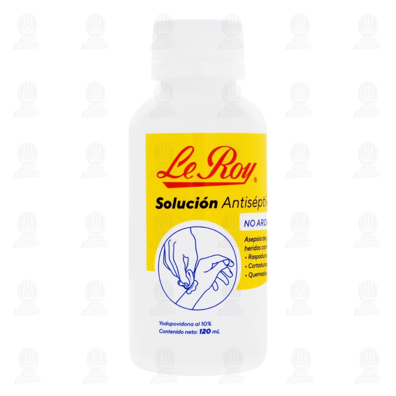 Solución Antiséptica Le Roy, 120 ml.