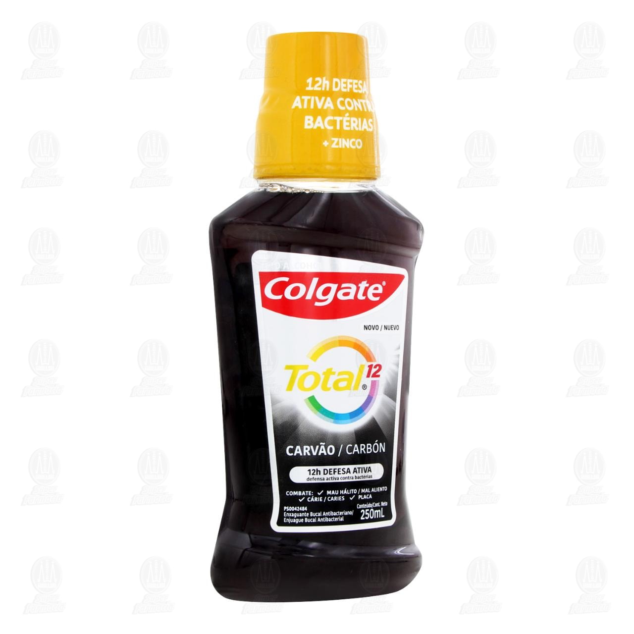Imagen para Enjuague Bucal Colgate Total 12 Carbón. 250 ml.