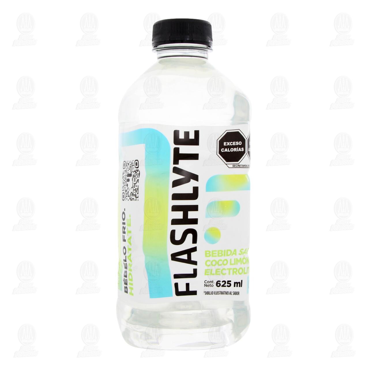 Bebida Flashlyte Sabor Coco Limón, 625 ml.