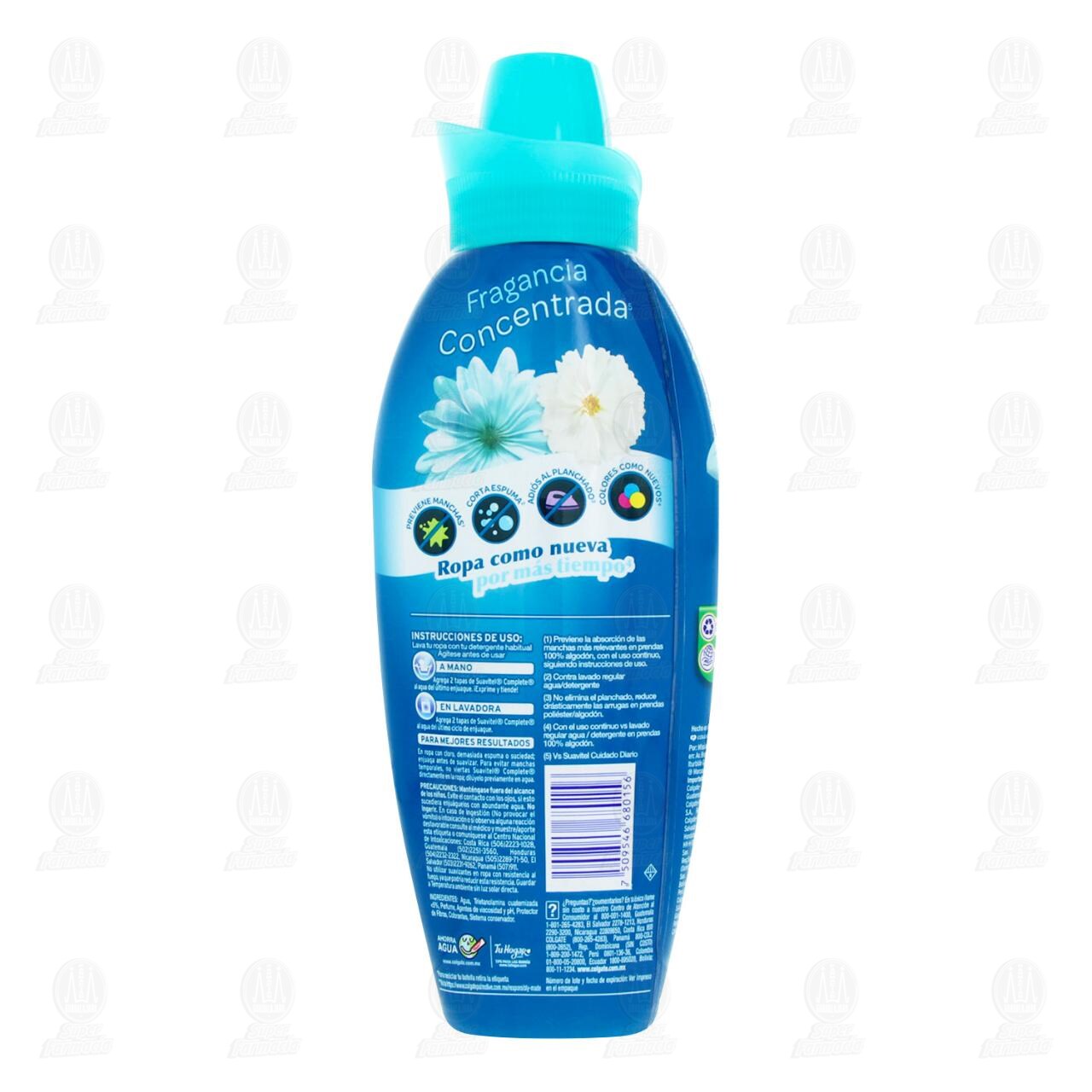 Suavizante de Telas Suavitel Complete Acqua, 700 ml. image number 2