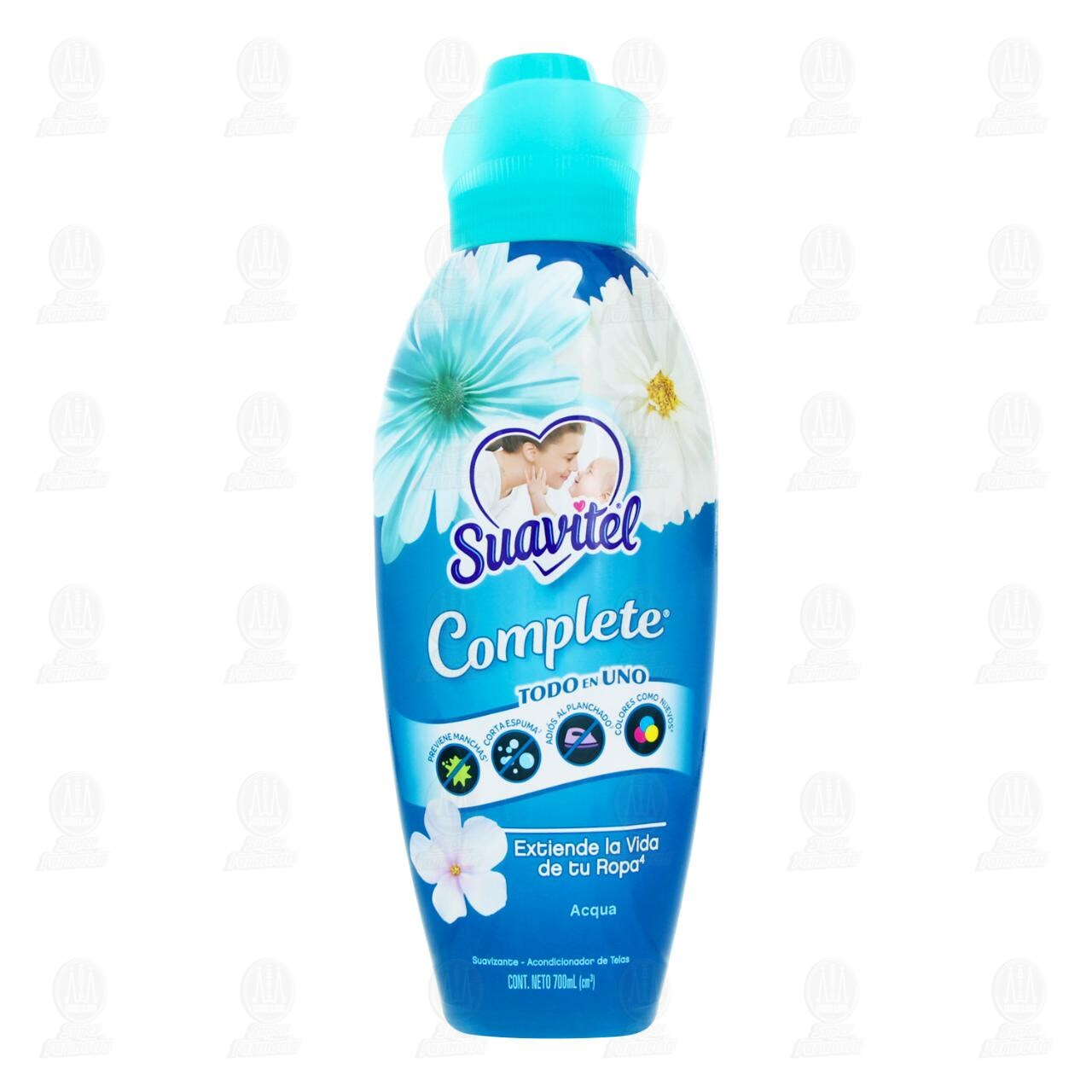 Suavizante de Telas Suavitel Complete Acqua, 700 ml. image number 1