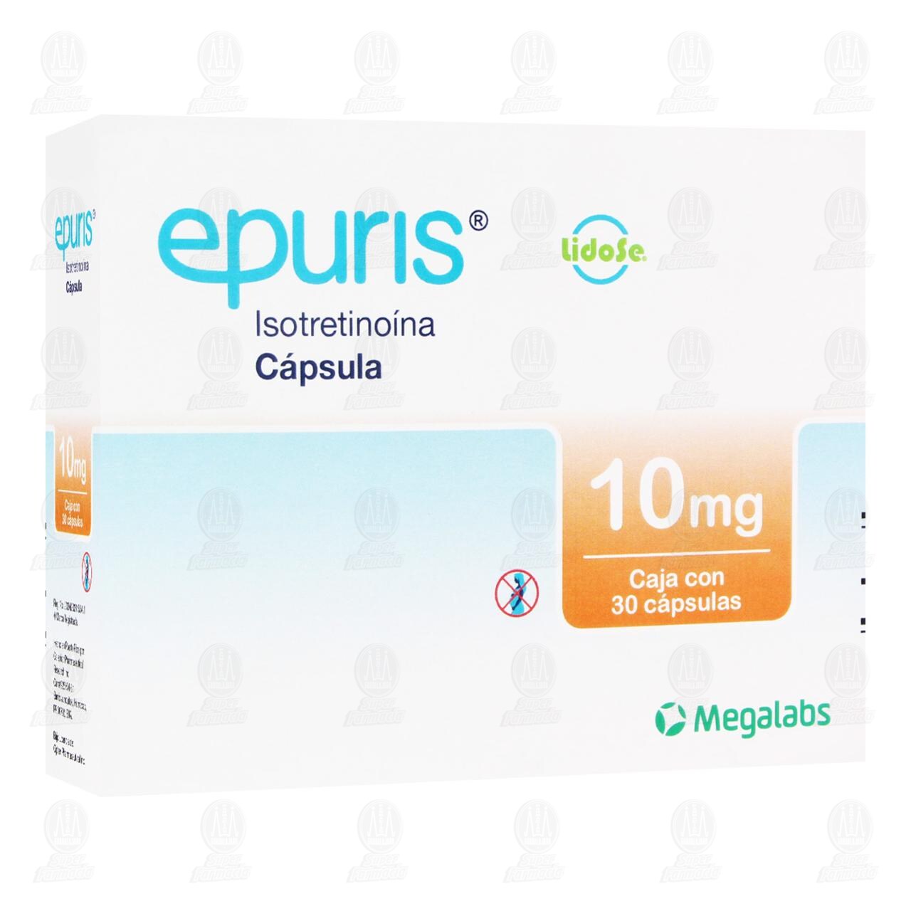 Epuris 10 mg, 30 C&aacute;psulas. image number 0