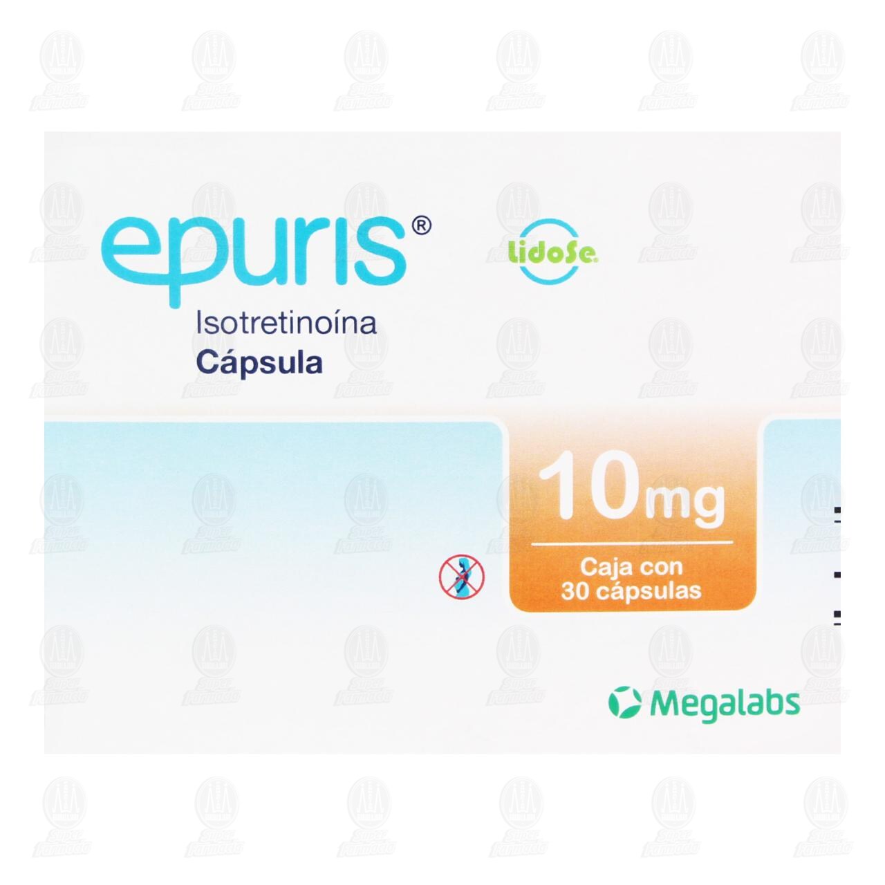 Epuris 10 mg, 30 C&aacute;psulas. image number 1