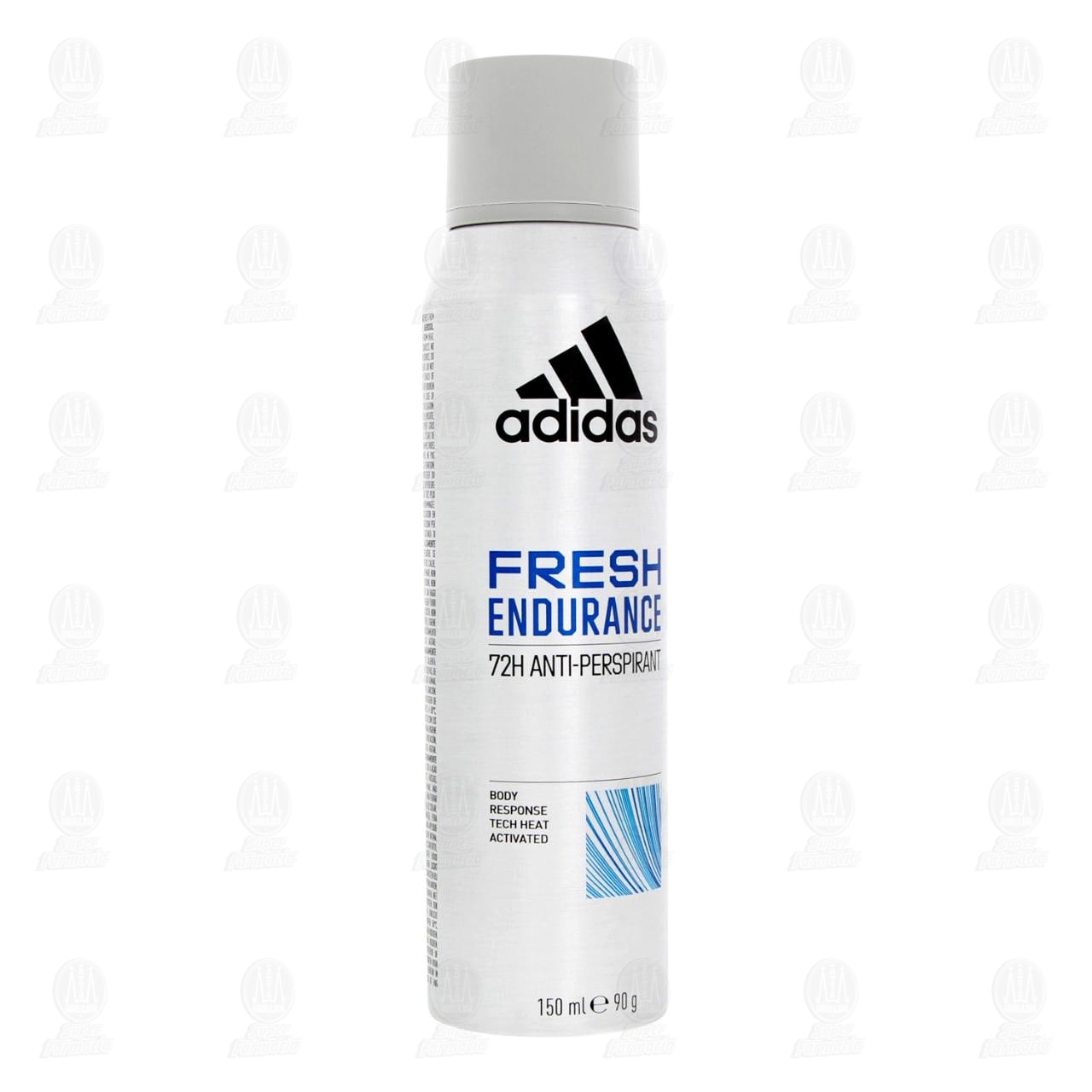 Imagen para Antitraspirante Adidas Fresh Endurance en Aerosol para Hombre, 150 ml.