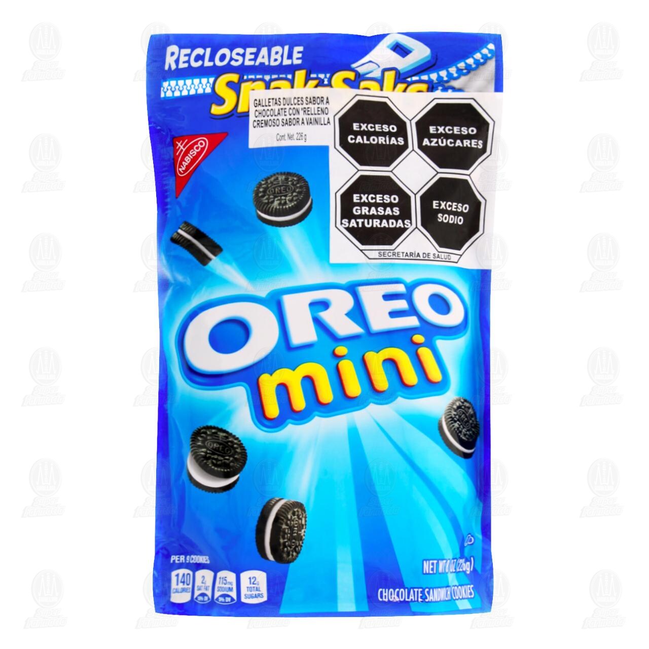 Galletas Oreo Mini Sabor Chocolate, 226 gr.