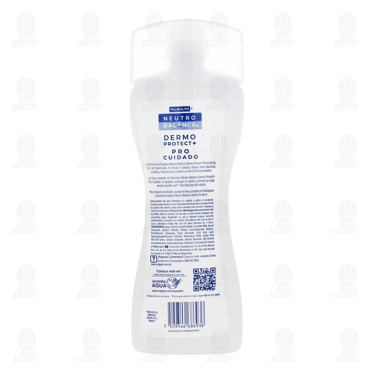 Shampoo Palmolive Neutro Balance Dermo Protect+ Pro Cuidado, 200 ml. image number 2