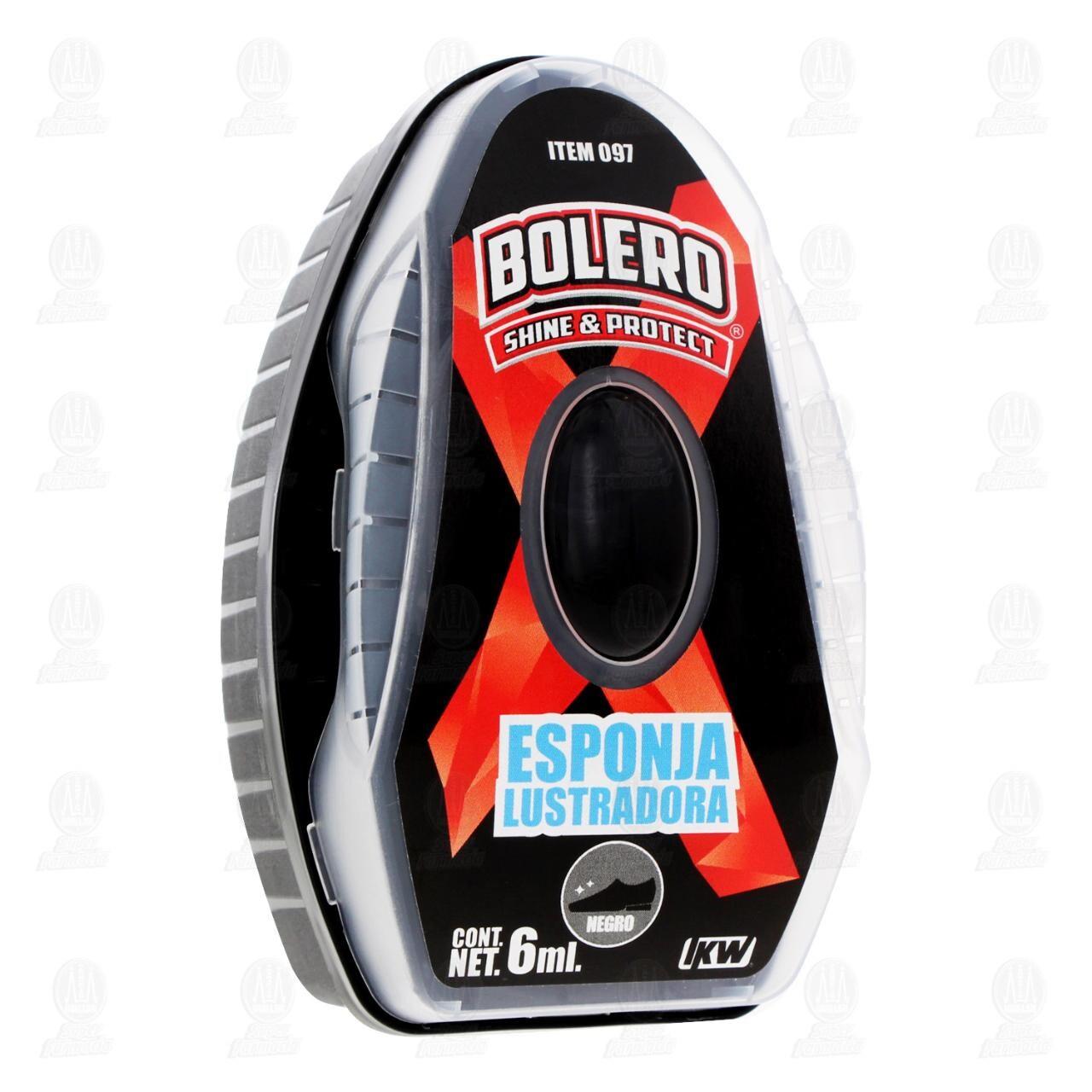 Esponja Lustradora Bolero Shine & Protect Negro, 6 ml. image number 0