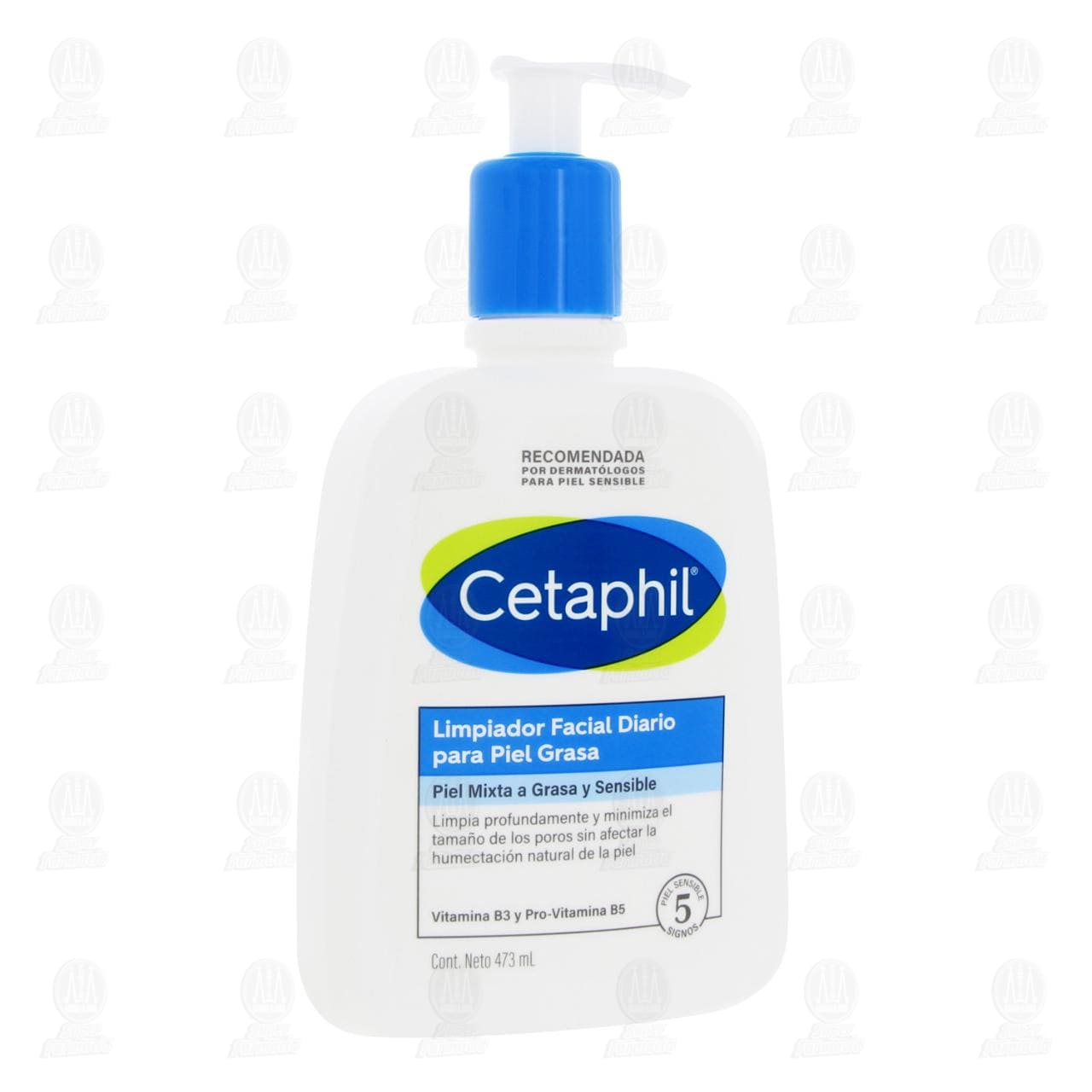 Cetaphil Limpiador Facial Diario para Piel Grasa, 473 ml.