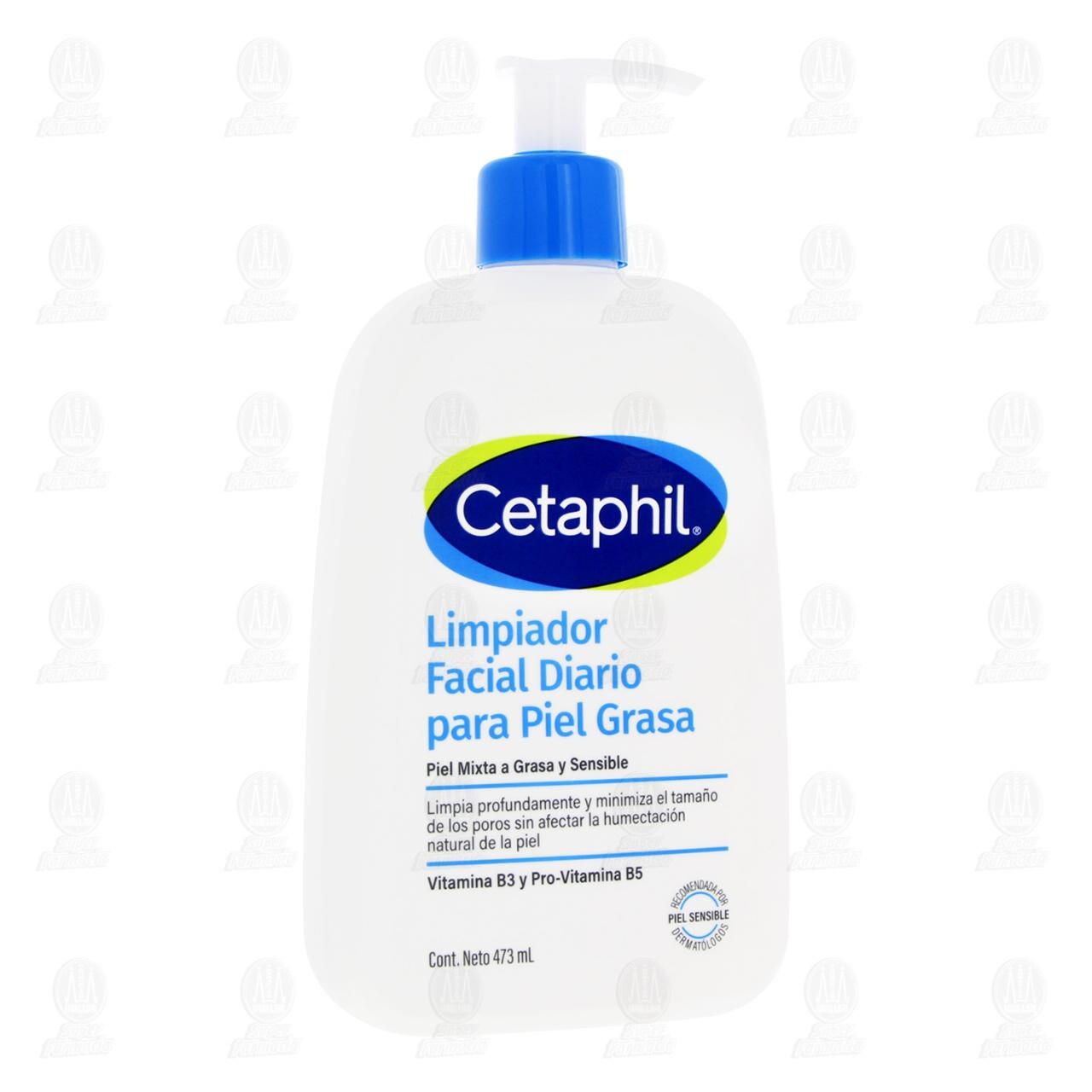Cetaphil Limpiador Facial Diario para Piel Grasa, 473 ml.