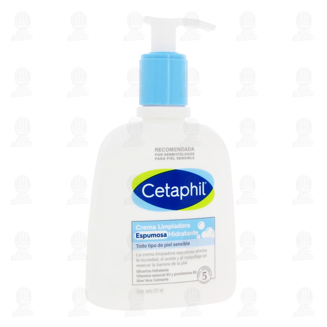 Imagen para Cetaphil Crema Limpiadora Espumosa Hidratante para Todo tipo de Piel Sensible, 237 ml.