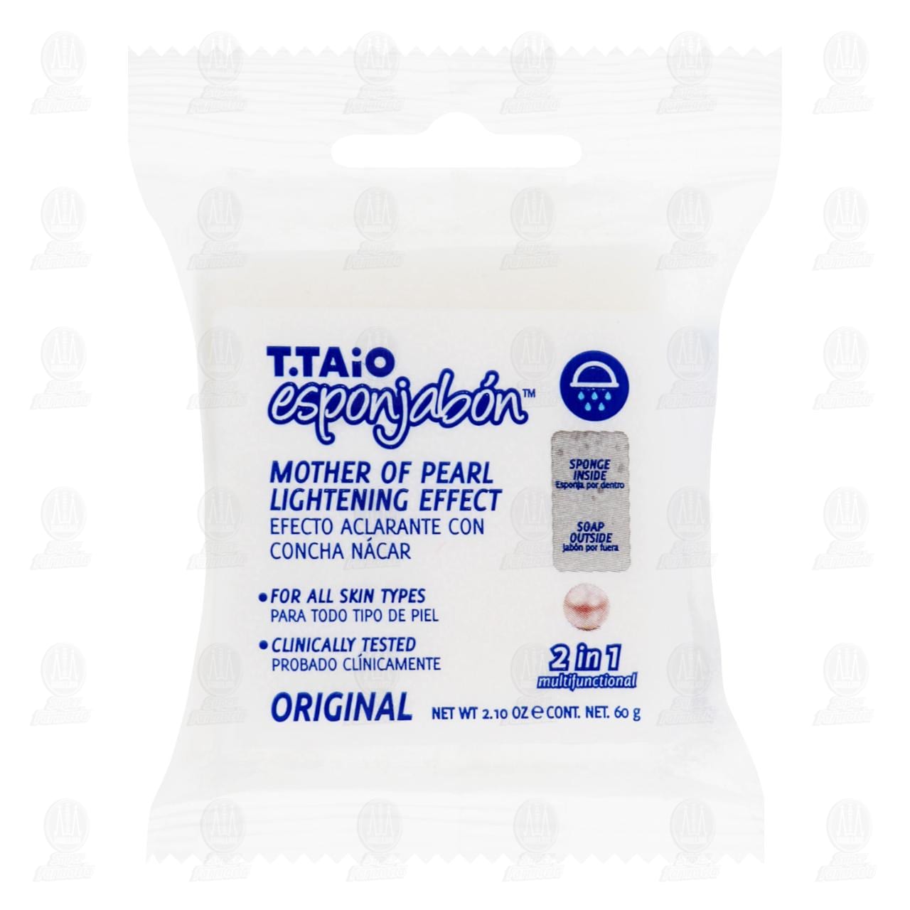 Imagen para Esponjabón T.Taio Aclarante con Concha Nácar, 60 gr.