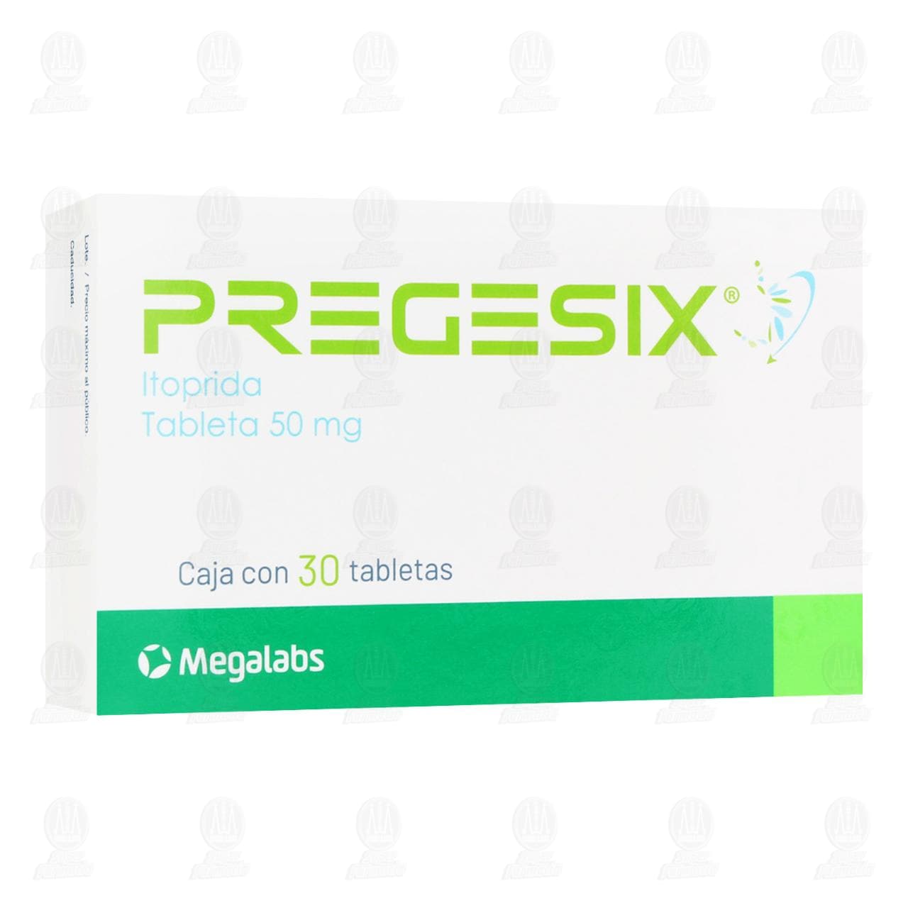 Pregesix 50 mg, 30 Tabletas. image number 0