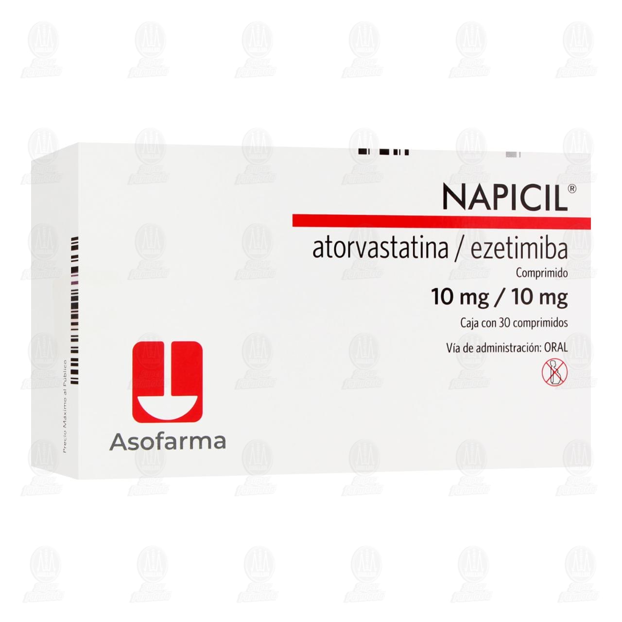 Napcil 10mg/10mg, 30 Comprimidos.