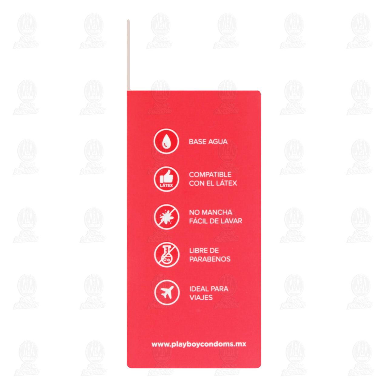 Playboy Lubricants Gel para Masaje Sweet Cherry, 2 pzas (Gel de 60 ml + Condón gratis) image number 2