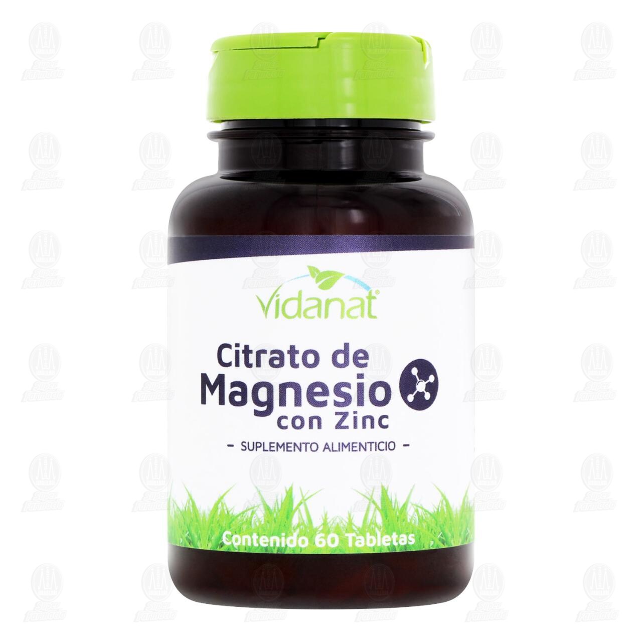 Citrato de Magnesio con Zinc, 60 Tabletas. image number 1