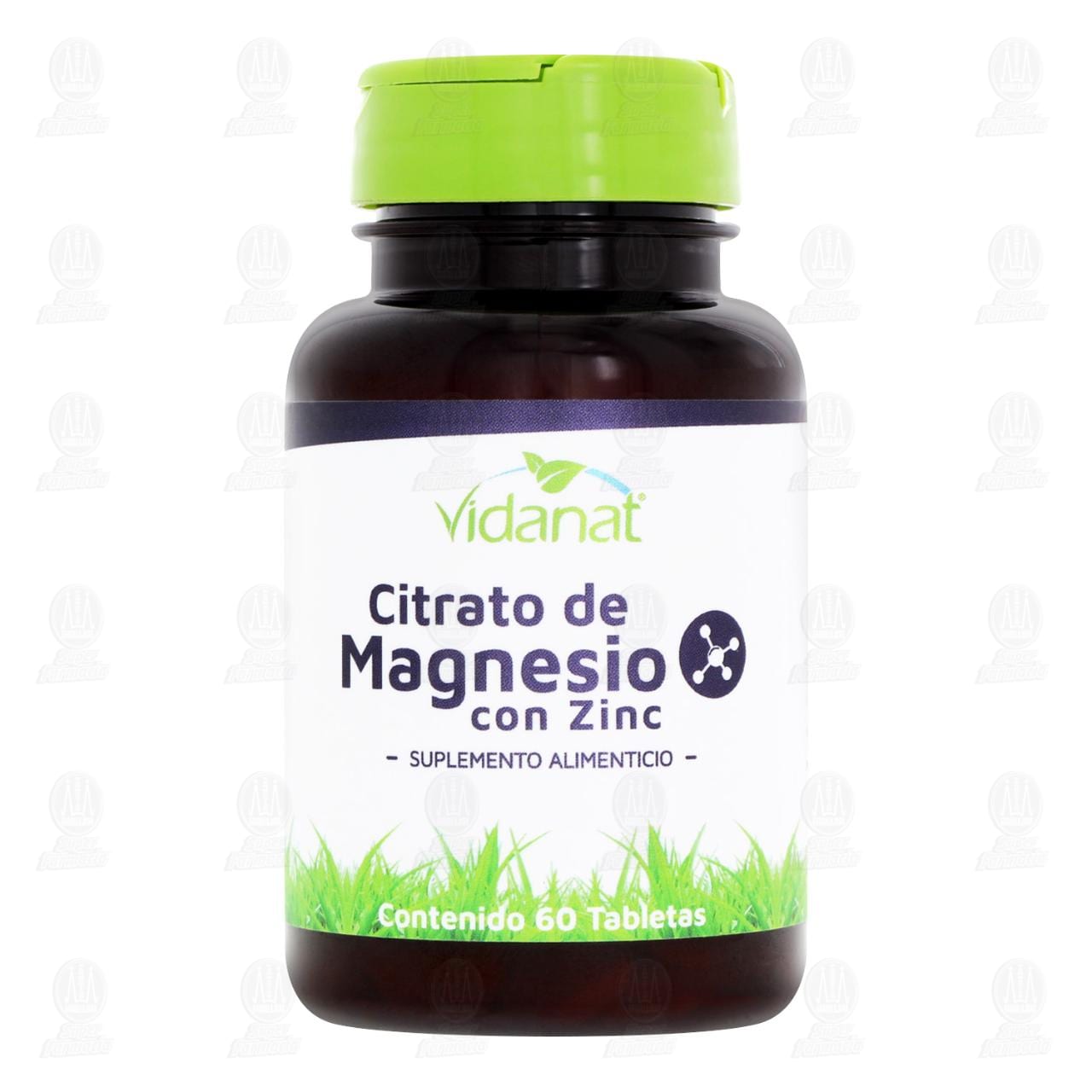 Citrato de Magnesio con Zinc, 60 Tabletas. image number 1
