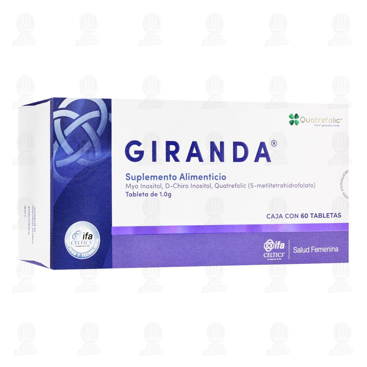 Giranda 1.0 gr, 60 Tabletas.