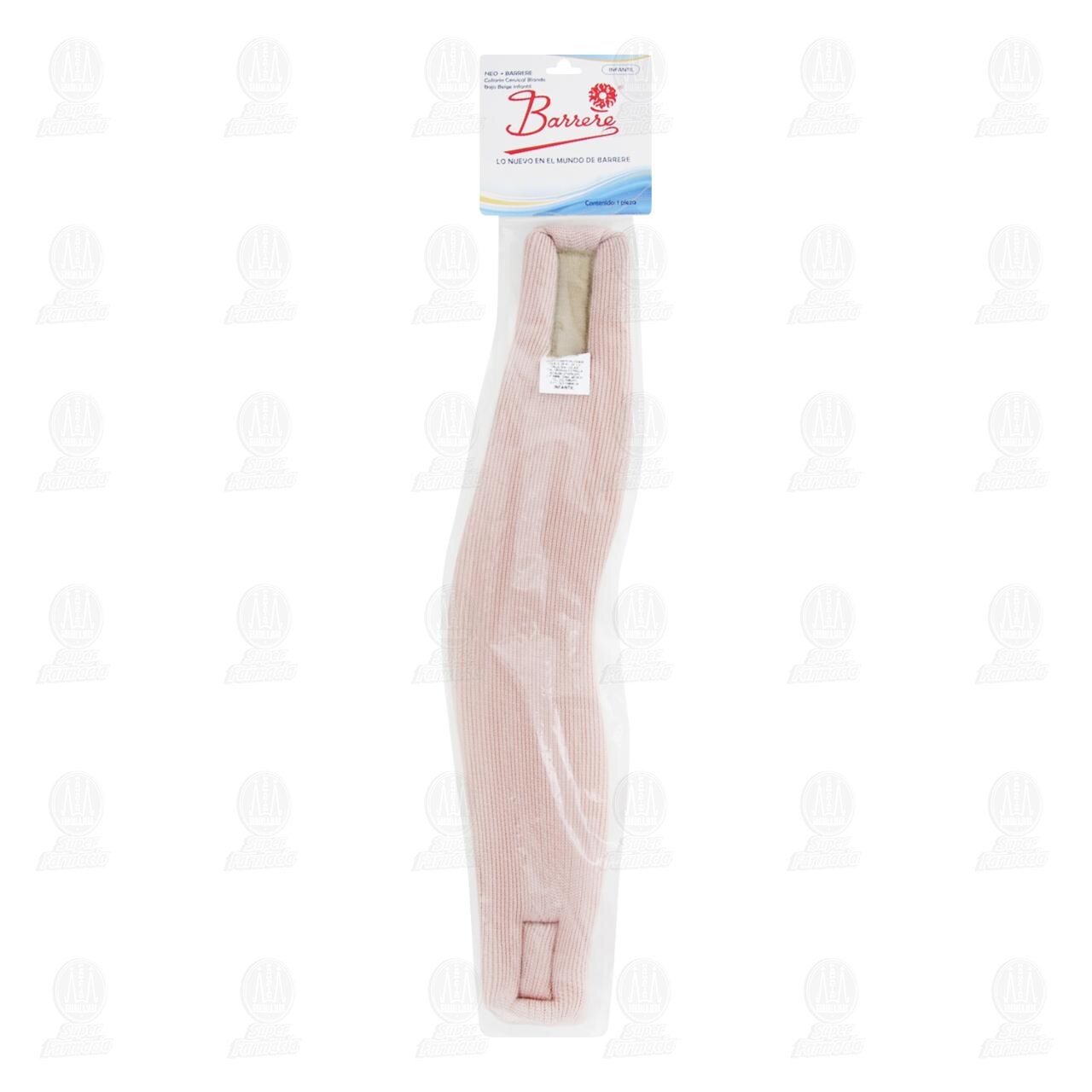 Collarín Cervical Blando Barrere Bajo Beige Infantil, 1 pz.