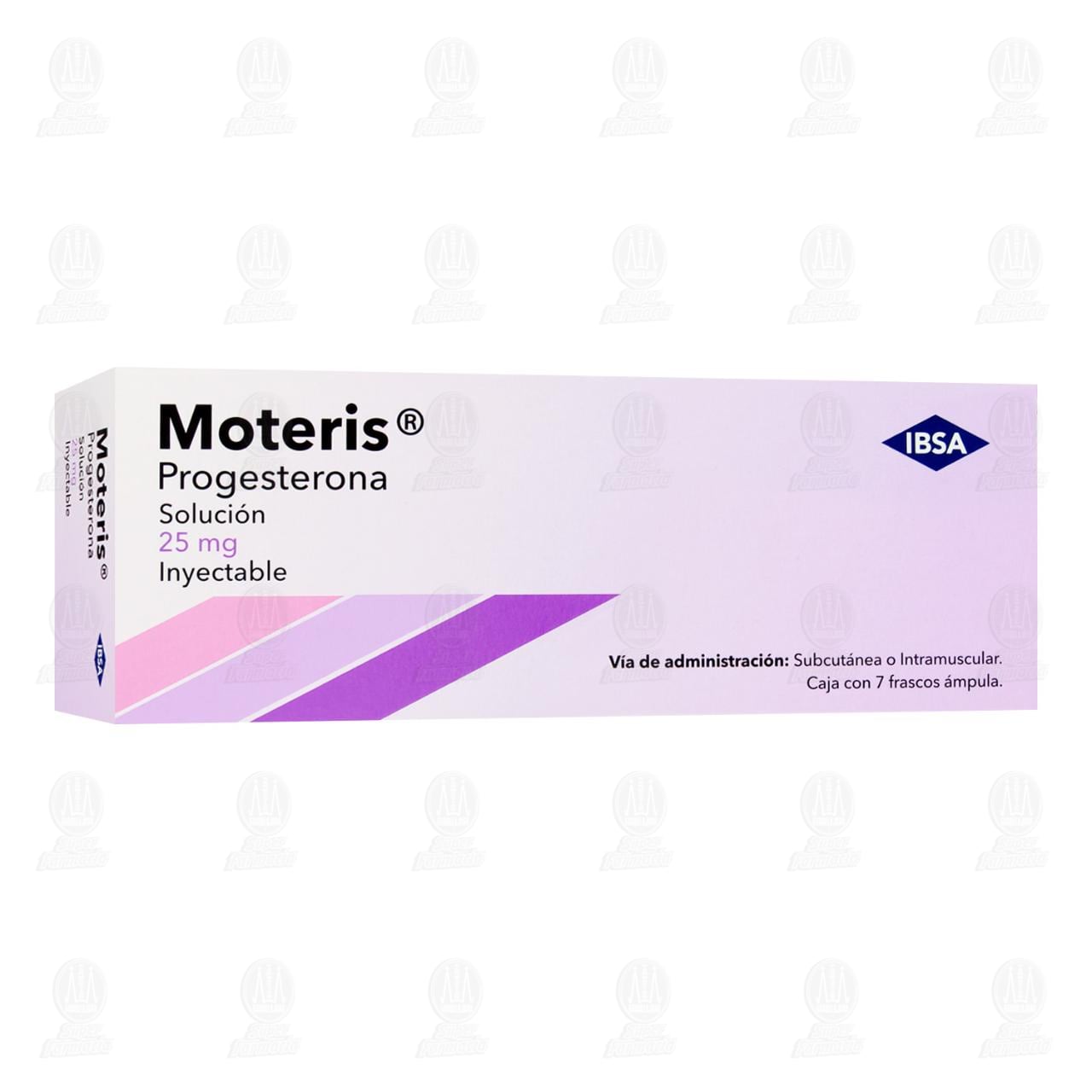 Imagen para Moteris 25 mg Solución Inyectable, 7 Frascos.