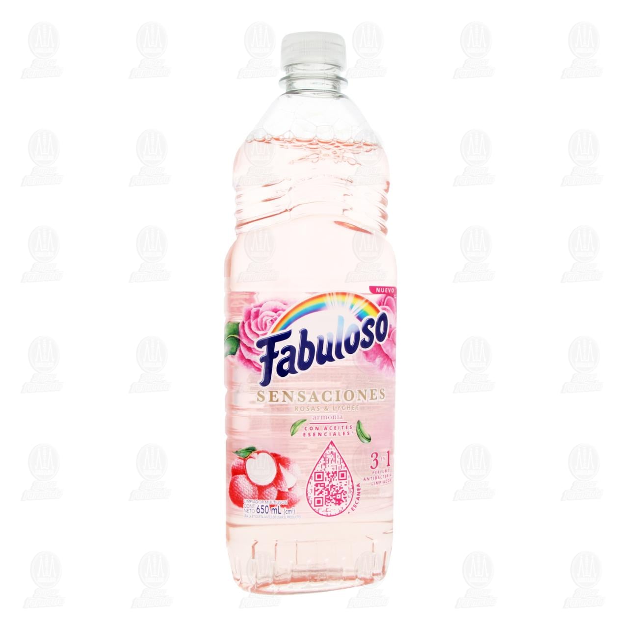 Limpiador Fabuloso Sensaciones Rosas & Lyche, 650 ml. image number 0