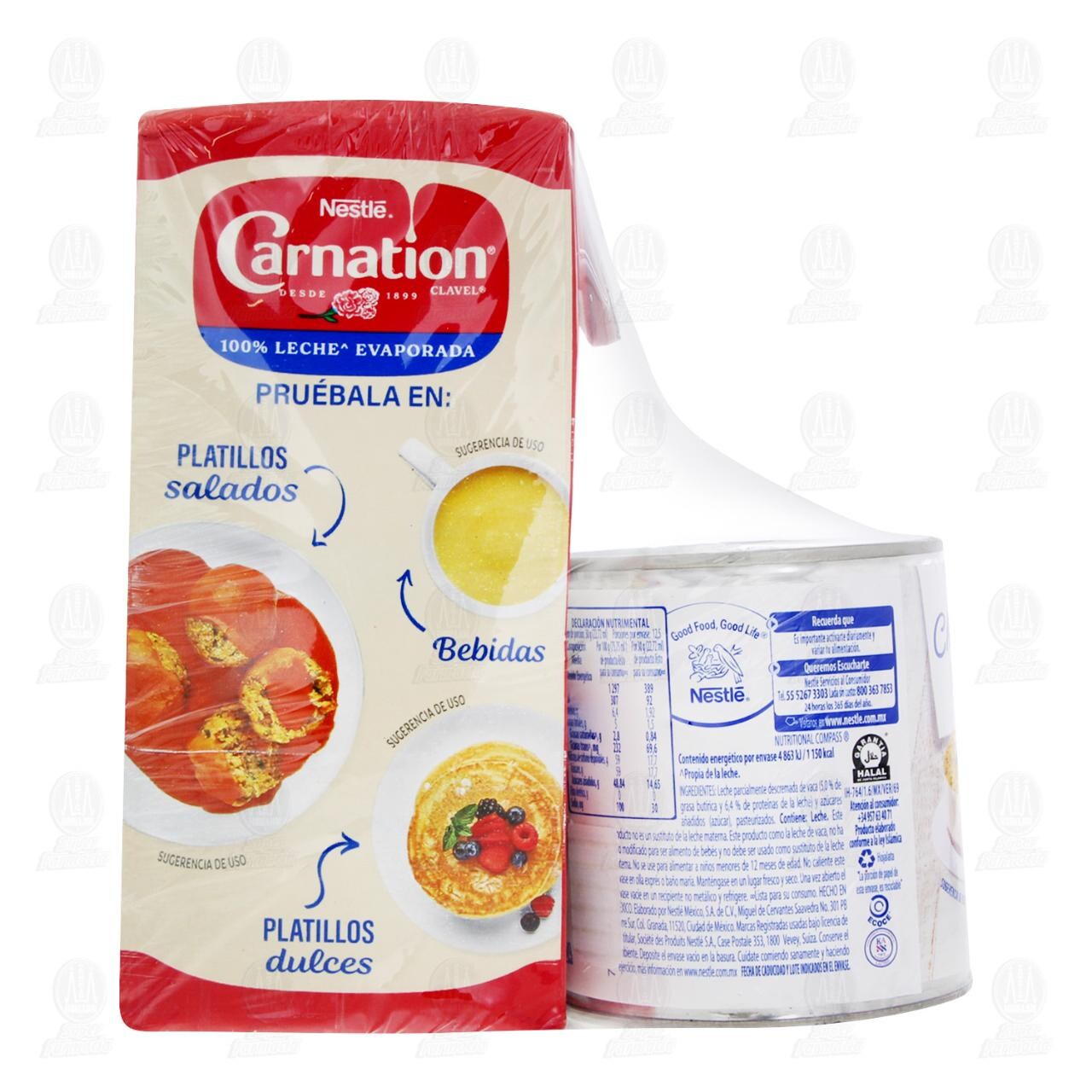Pack Nestl&eacute; Carnation Clavel 720 gr & La Lechera 375 gr, 2 pzas. image number 2