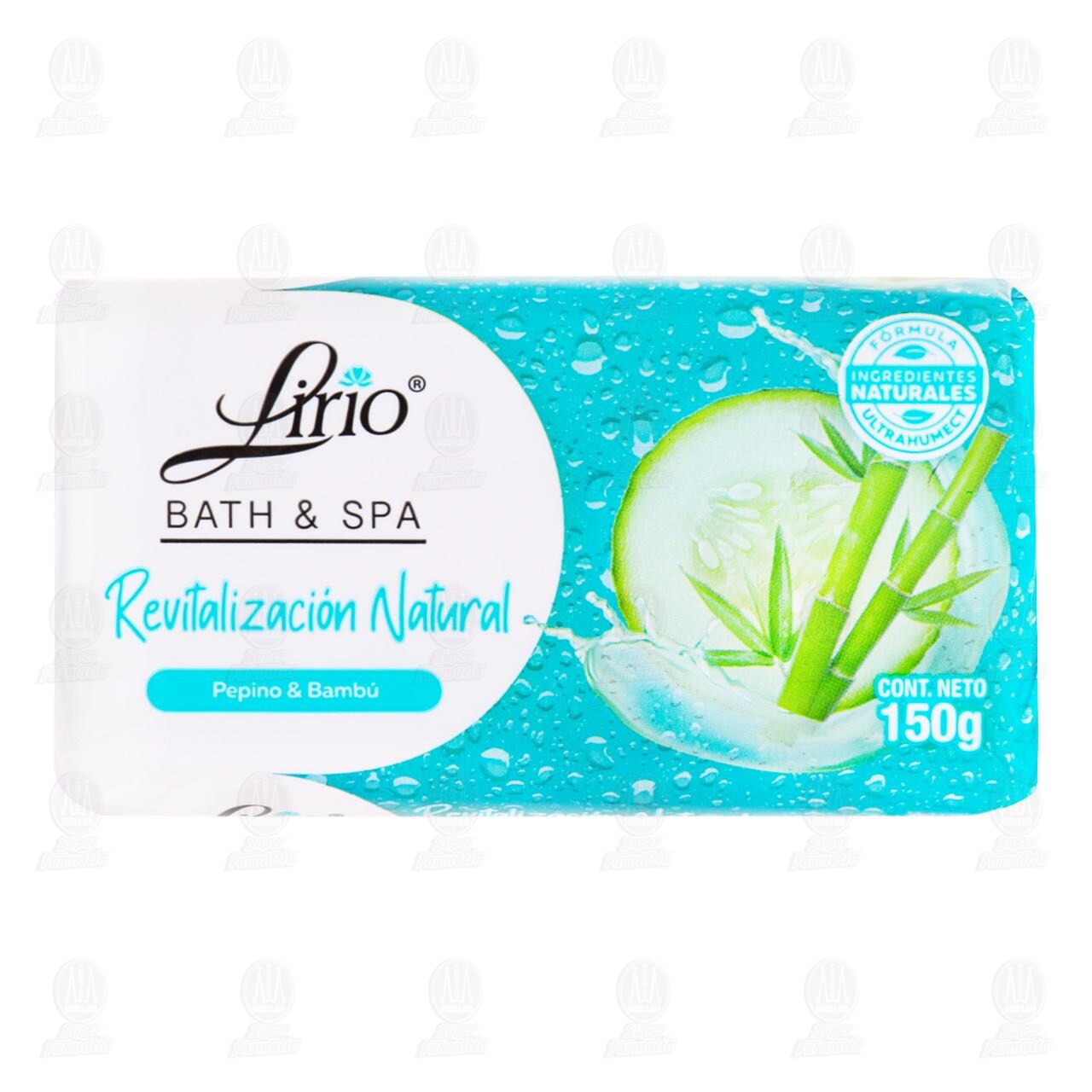 Jab&oacute;n de Tocador Lirio Bath & Spa Revitalizaci&oacute;n Natural, 150 gr. image number 0