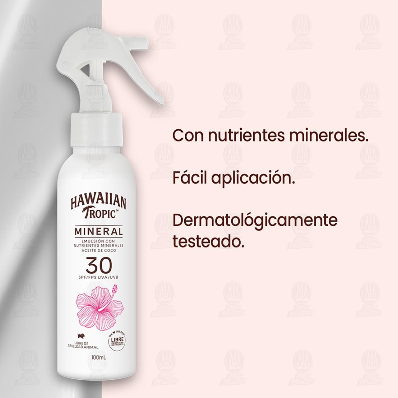 Emulsi&oacute;n Hawaiian Tropic Mineral 30 FPS, 100 ml. image number 3