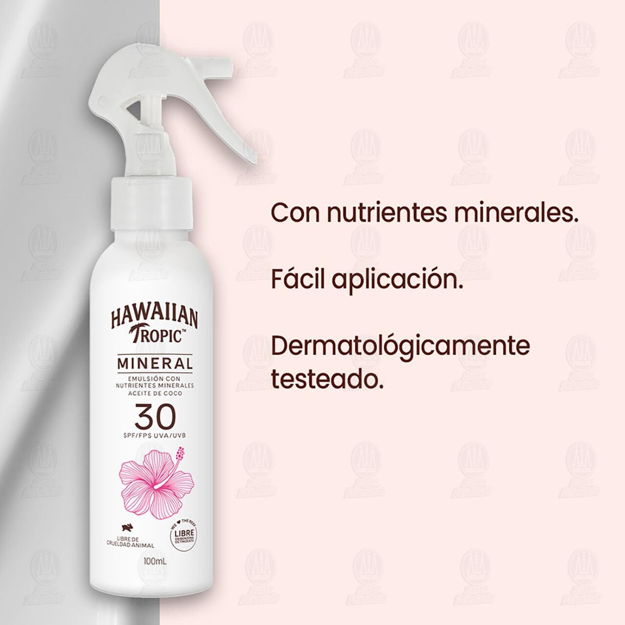 Emulsi&oacute;n Hawaiian Tropic Mineral 30 FPS, 100 ml. image number 3