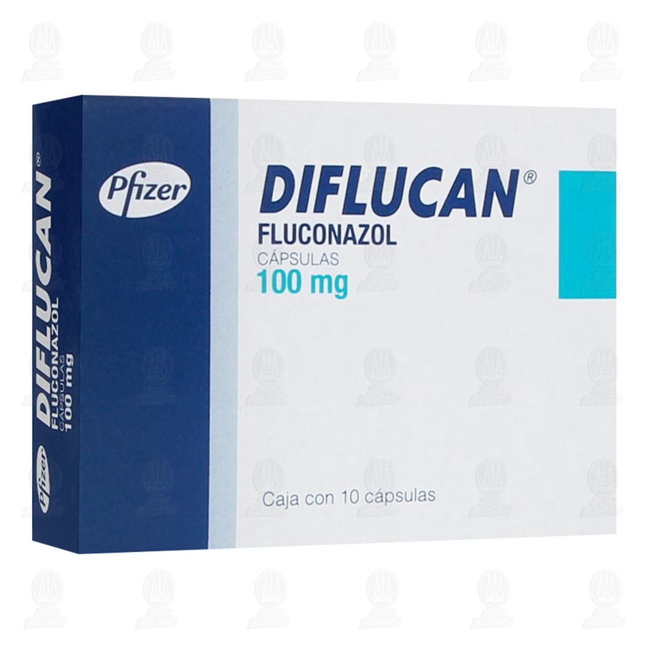 Diflucan 100 mg, 10 C&aacute;psulas. image number 0
