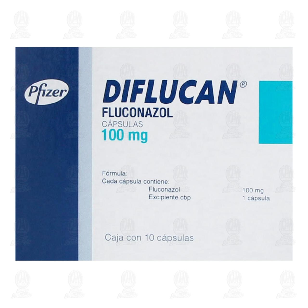 Diflucan 100 mg, 10 C&aacute;psulas. image number 2