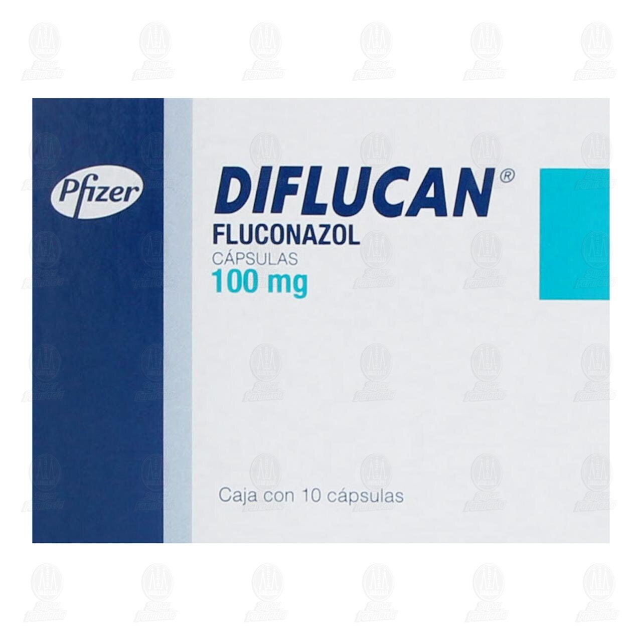 Diflucan 100 mg, 10 C&aacute;psulas. image number 1