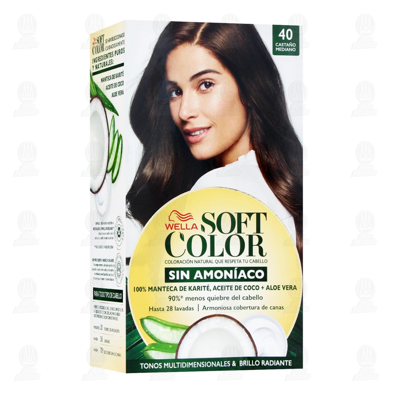 Tinte Soft Color Casta&ntilde;o Mediano (40), 1 pz. image number 0