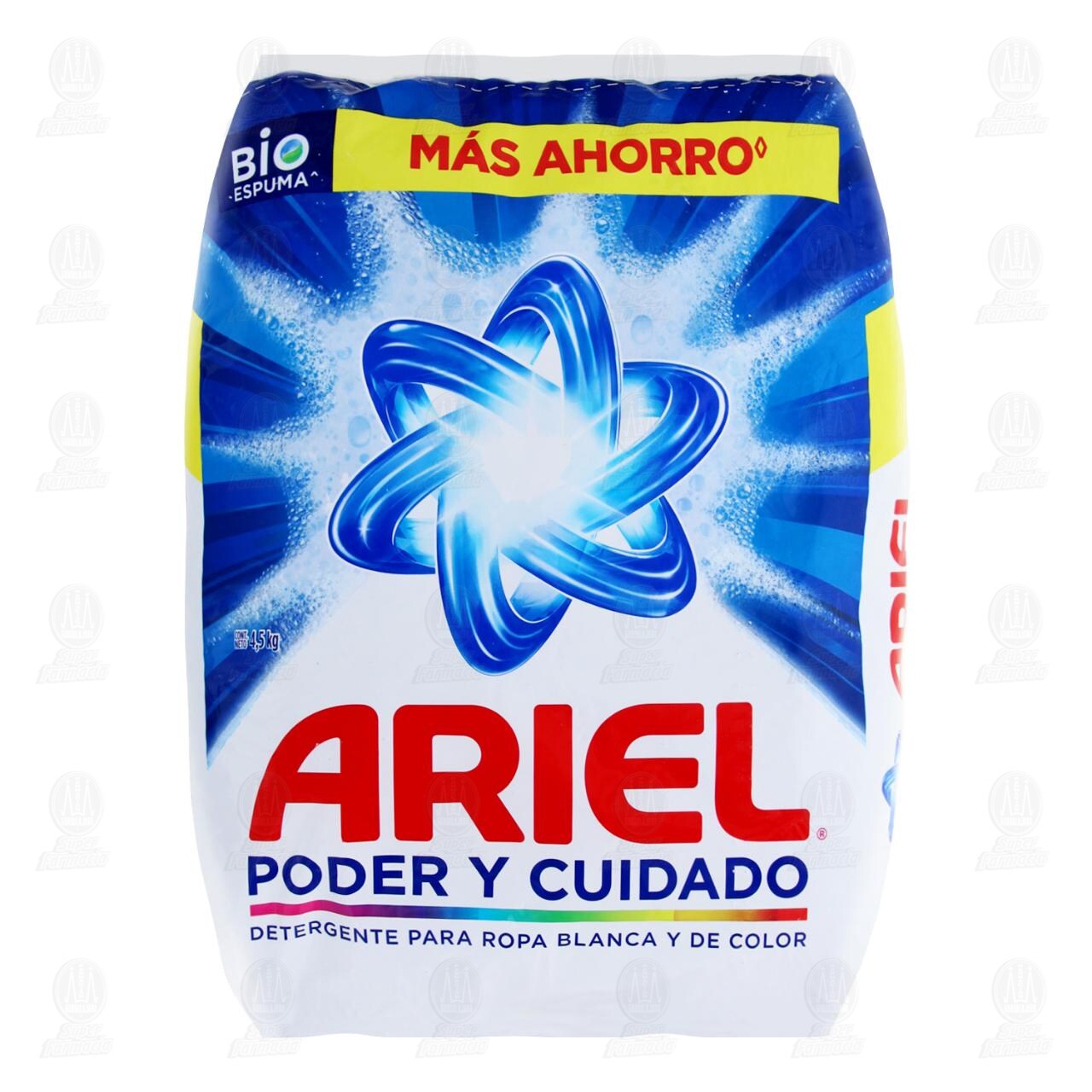 Detergente en Polvo Ariel Poder y Cuidado, 4.5 kg. image number 0