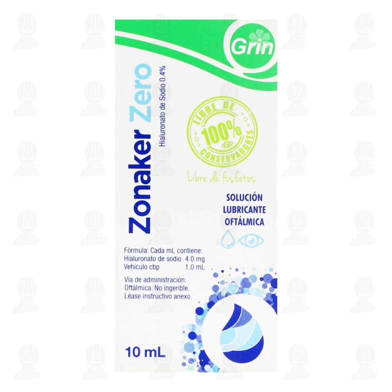Zonaker Zero Soluci&oacute;n Lubricante Oft&aacute;lmica, 10 ml. image number 2