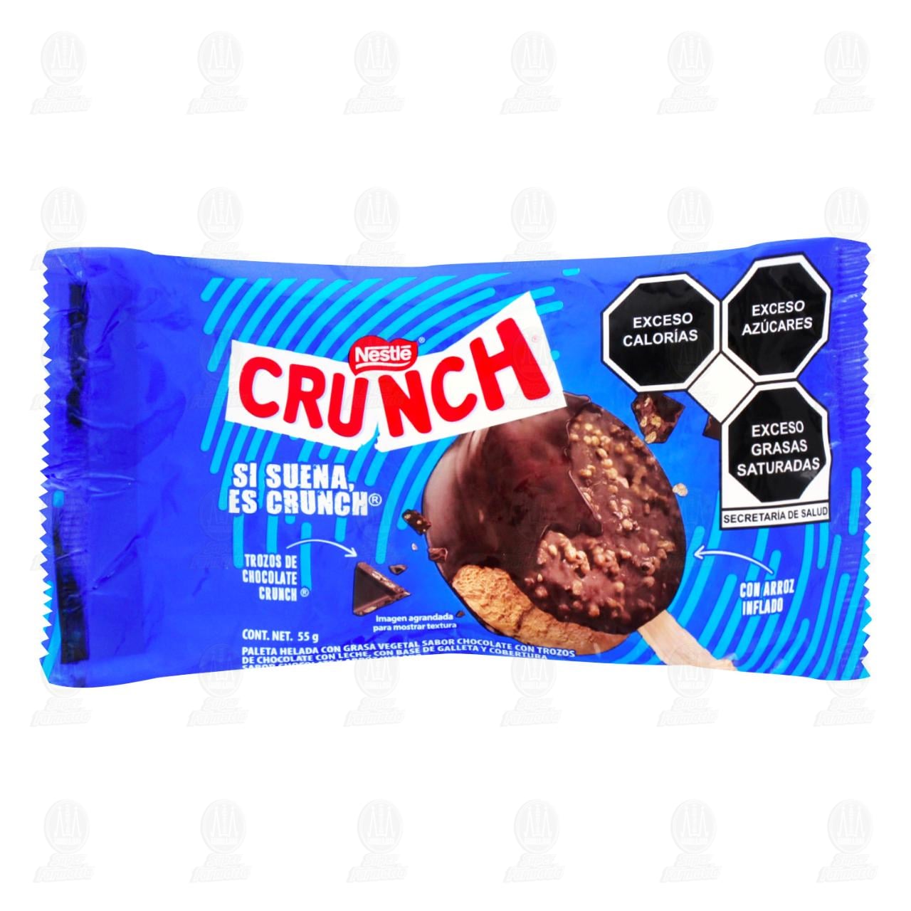 Imagen para Paleta Helada Crunch Sabor Chocolate y Arroz Inflado, 55 gr.