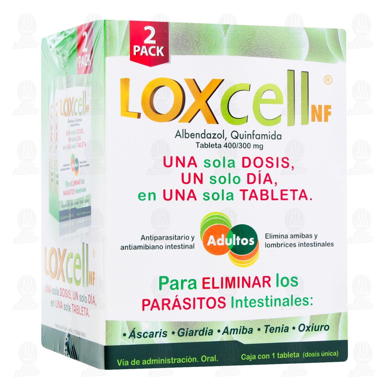Imagen para Pack Loxcell NF 400/300mg, 2 Cajas de 1 Tableta c/u.