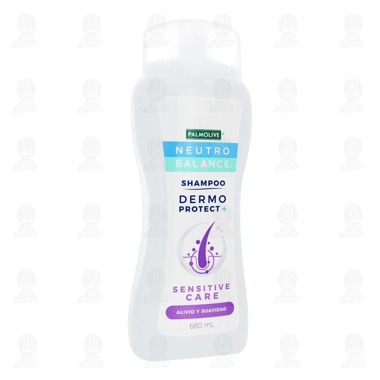 Shampoo Palmolive Neutro Balance Dermo Protect+ Sensitive Care Alivio y Suavidad, 680 ml.