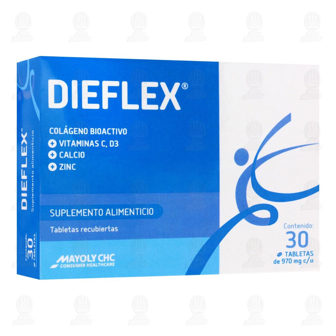 Imagen para Dieflex 970 mg, 30 Tabletas.