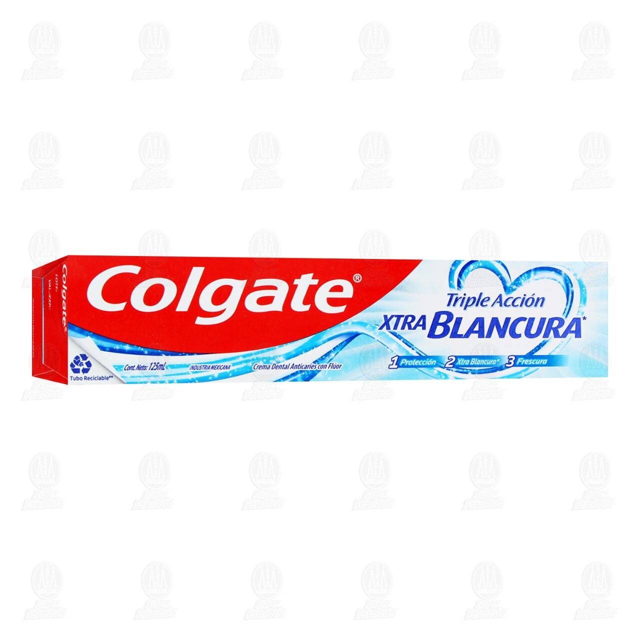 Pasta Dental Colgate Triple Acci&oacute;n Xtra Blancura, 156 gr.