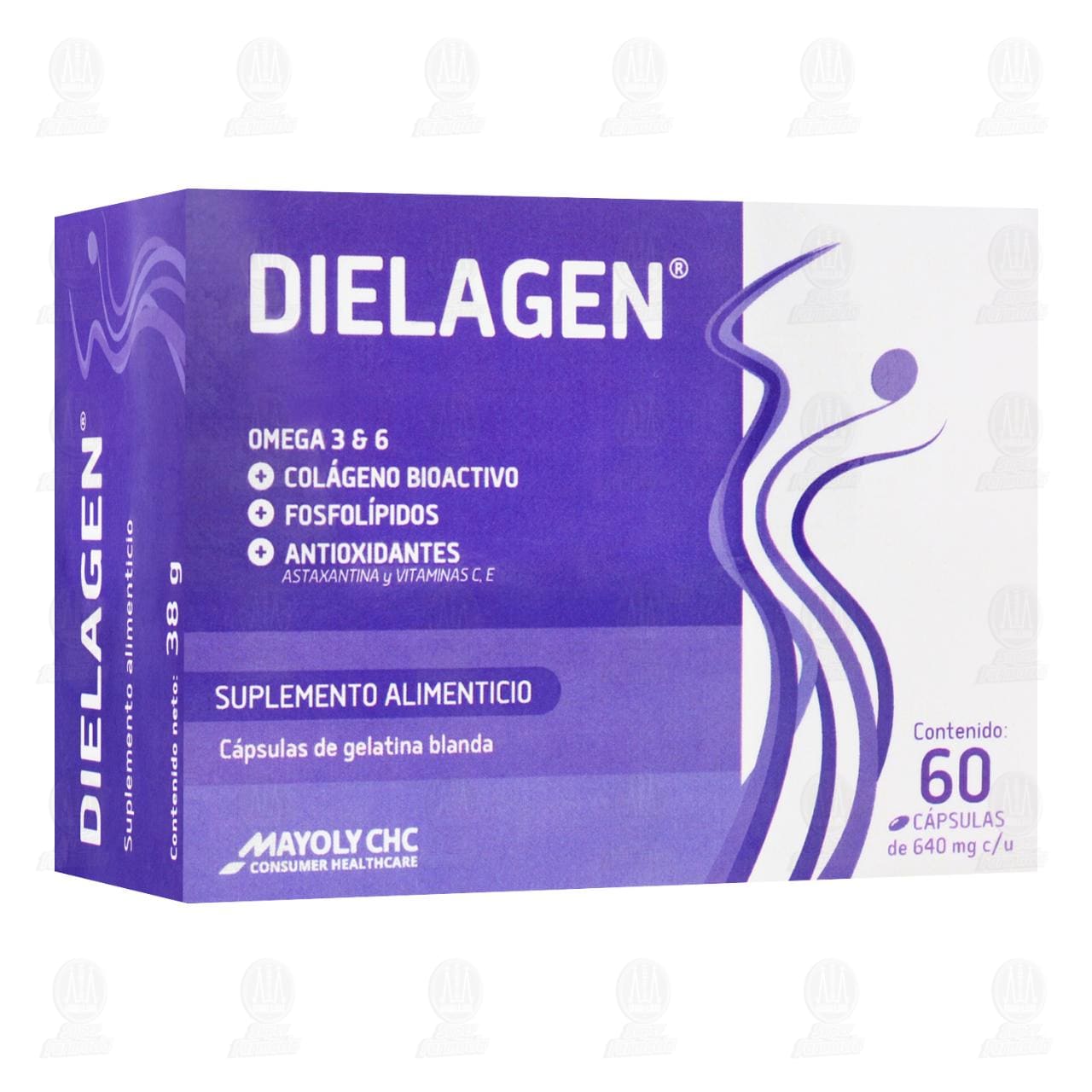 Imagen para Dialagen 640 mg, 60 Cápsulas.