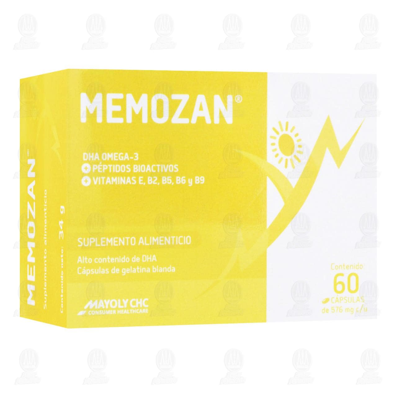 Imagen para Memozan 576 mg, 60 Cápsulas.
