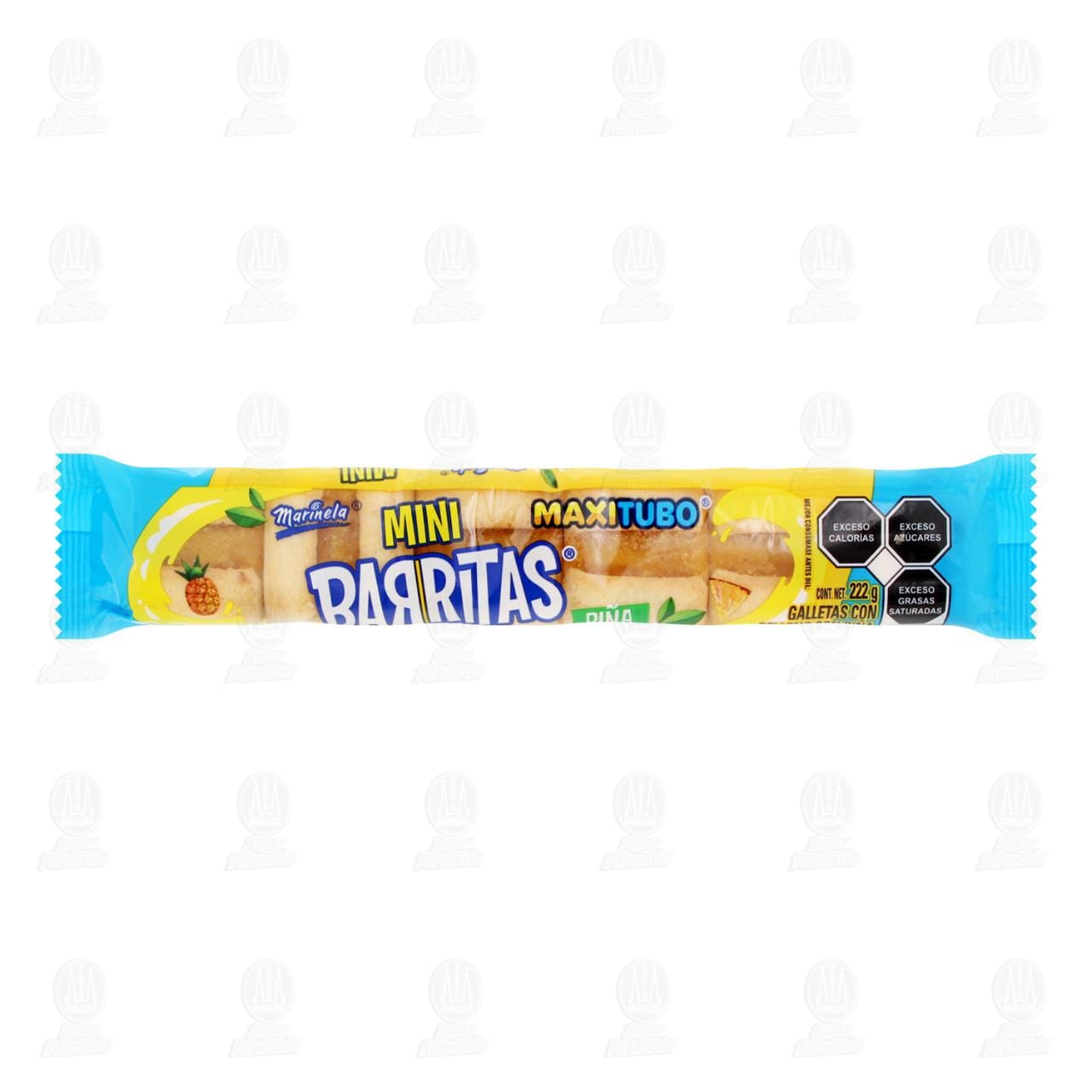 Imagen para Galletas Marinela Mini Barritas Sabor Piña, 222 gr.