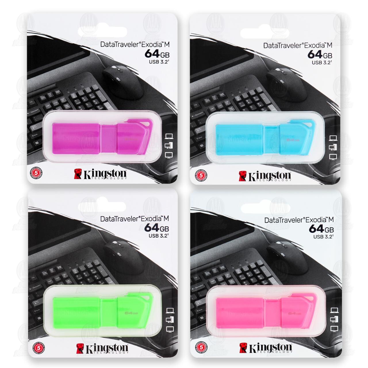 Memoria USB Kingston Data Traveler Exodia M 64GB Varios colores, 1 pz. image number 2