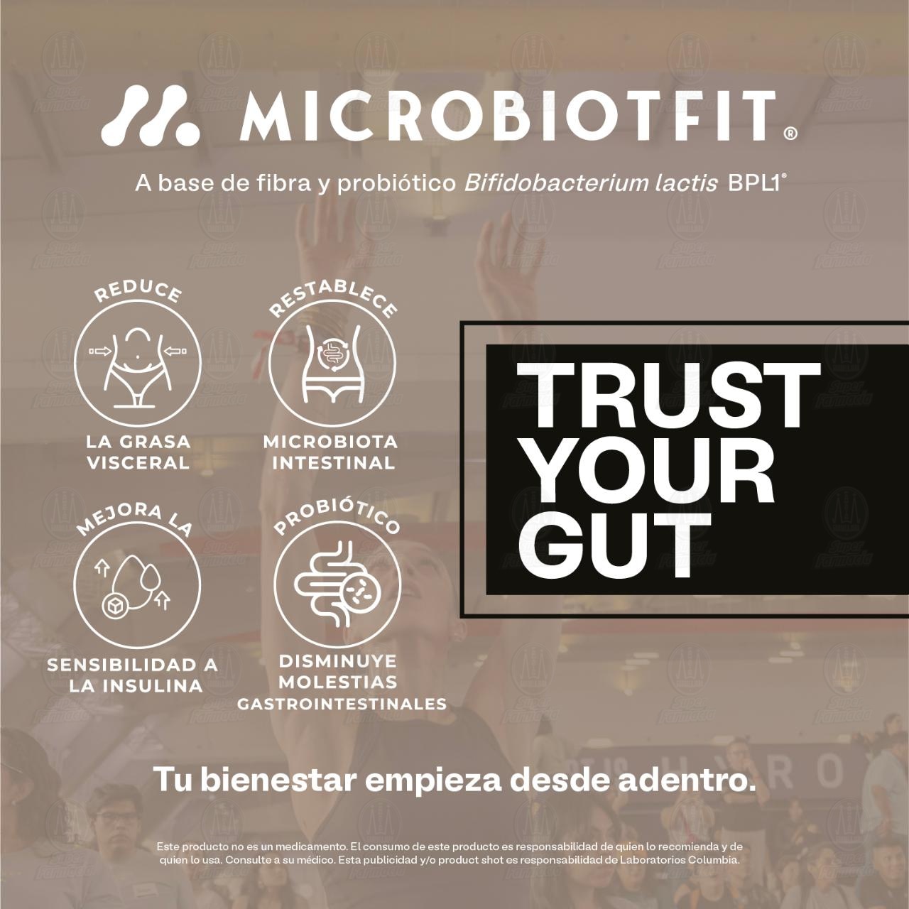 Microbiot Fit 180 mg, 30 C&aacute;psulas. image number 3