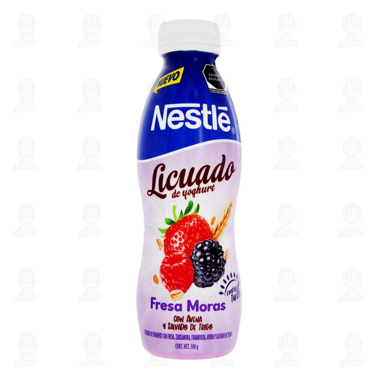 Licuado Nestl&eacute; de Yoghurt Sabor Fresa Moras con Avena y Salvado de Trigo, 500 gr. image number 1